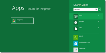 Make Windows 8 PC Automatically Logon to Your Use Account 1