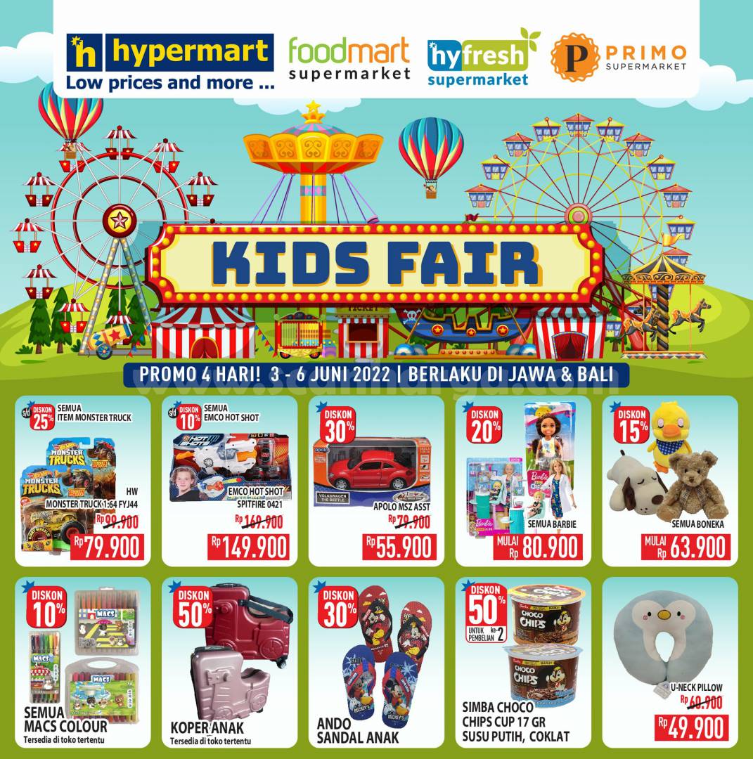 Promo HYPERMART KIDS FAIR Periode 3 - 6 Juni 2022