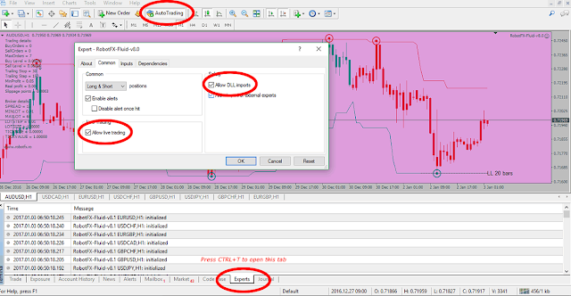 Enable the AutoTrading, Allow live trading, Allow DLL imports and check the Experts logs for errors.