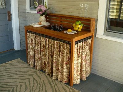 Potting Table on Potting Bench We Dressed Up For Use As A Serving Table We Have It In