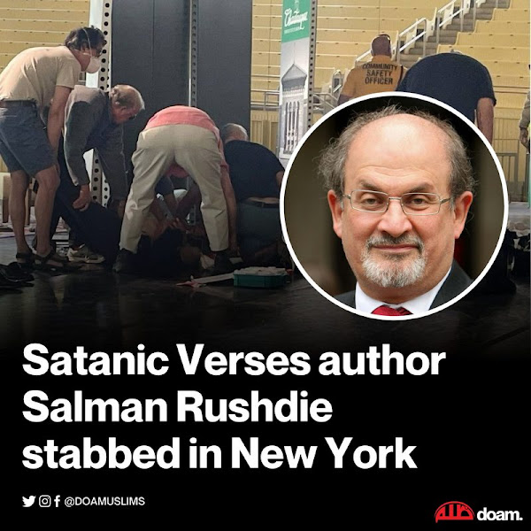 WAVcyDsNhPCpfutlHkwtKVhaaDnUdVKXqREwHxUSa Penghina Islam Penulis 'The Satanic Verses' (Ayat-Ayat Setan), Salman Rushdie Ditusuk di New York