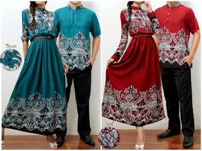 Model Baju Batik Couple Terbaru