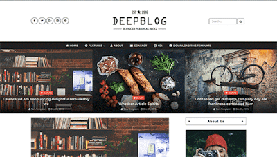 Deep Blog Template