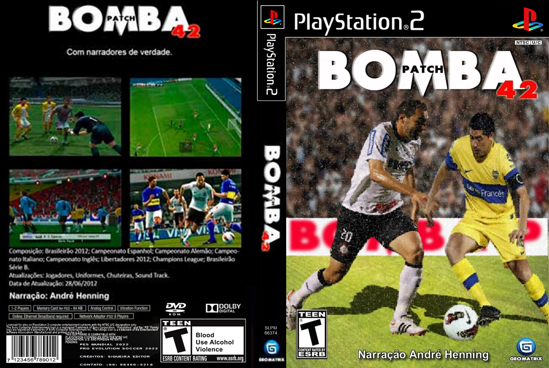 Revivendo a Nostalgia Do PS2: Bomba Patch Geomatrix (Agosto) 2022 DVD ISO  PS2