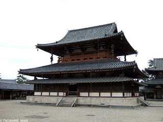 One of the main buildings at Horyuji Temple, in Nara