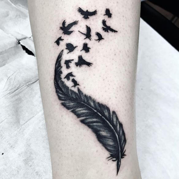 50 Crow Raven Tattoo Designs For Men 2019 With Meaning