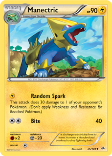 Manectric Roaring Skies Pokemon Card