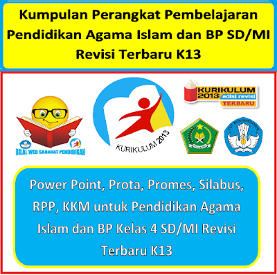 Kumpulan Media dan Perangkat Pembelajaran Power Point Silabus RPP Prota Promes PAI SD/MI Terbaru Tahun 2020 Revisi K13