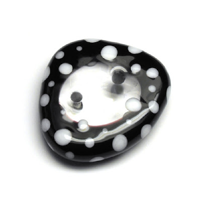 Lampwork Glass Button