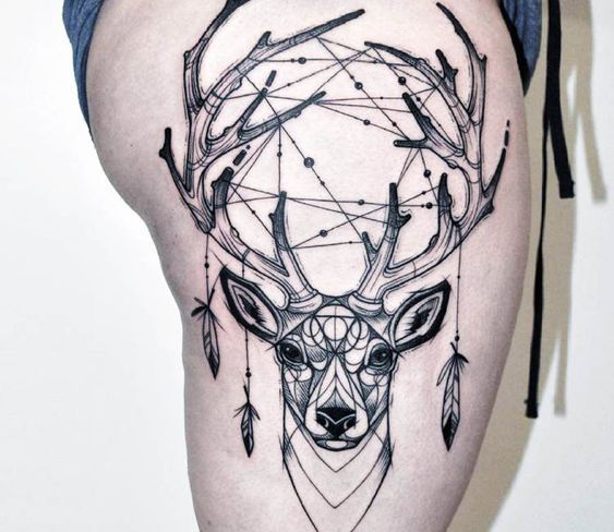 Top 50 Amazing Deer Tattoo Ideas + Designs (2020 Guide) Top 50 ไอเดียรอยสักรูปกวาง