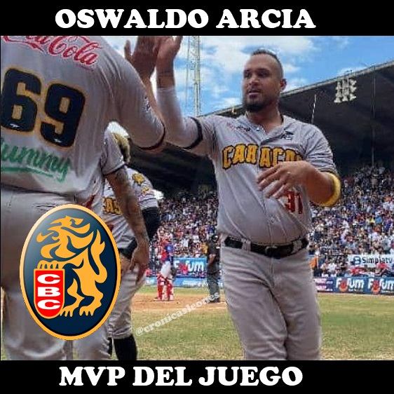 Oswaldo Arcia con Jonron de 3 Carreras Decide Victoria para Leones 11-8 Tiburones