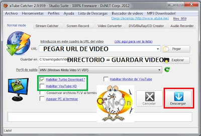 Descarga videos de Youtube - Atube Catcher