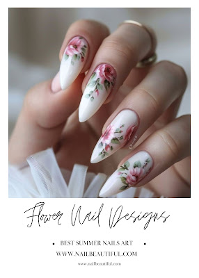 Nail floral