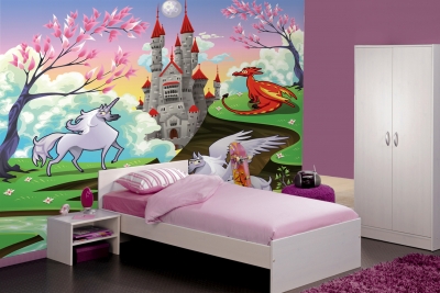 Menghias kamar  tidur  anak  dengan wallpaper lucu Kumpulan 