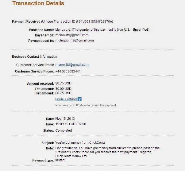 Proof ClickCentz