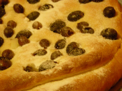 Focaccia all'uva