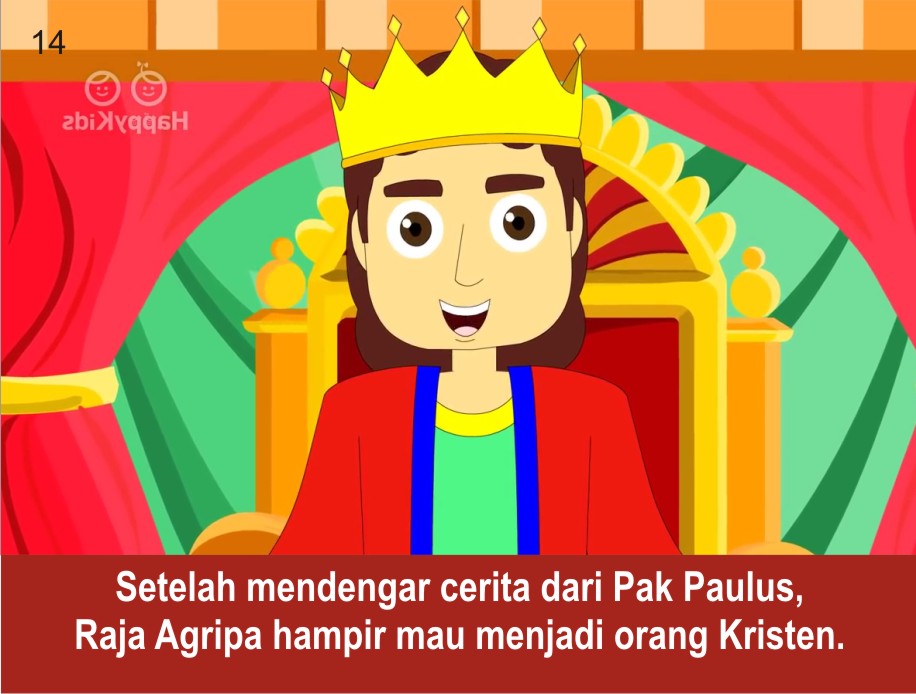 Komik Alkitab Anak: Paulus Menghadap Raja Agripa