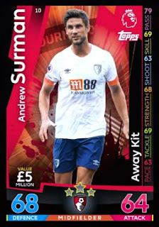 Match Attax 2018-2019 AFC Bournemouth Set Premier League