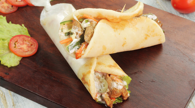 Chicken Shawarma Complete Recipe in Urdu .