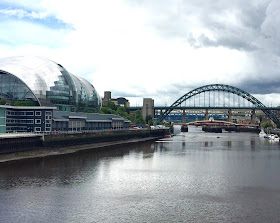 Tyne Bridge And Baltic Newcastle Upon Tyne River And Quayside