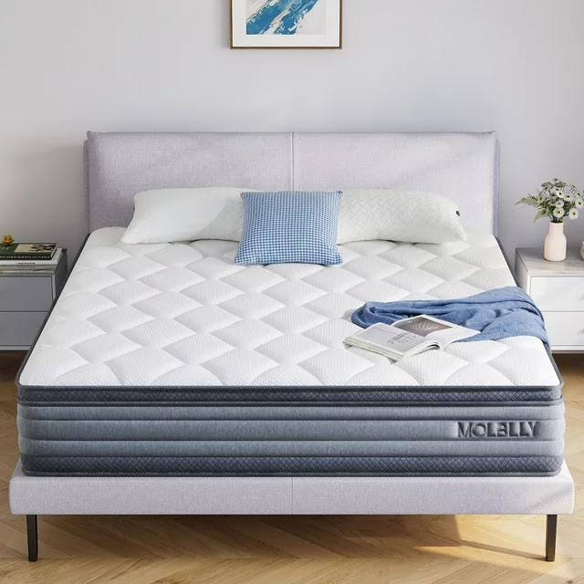 Molbly's 12-inch Hybrid Gel Memory Foam