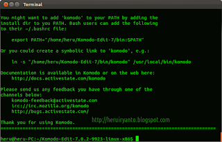 Install Komodo Edit di Linux Ubuntu