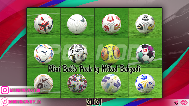 PES 2017 New Ballpack Update 2021 By milad behzadi For PC