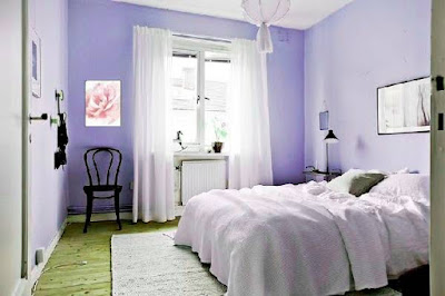 overcast and glacier blue bedroom