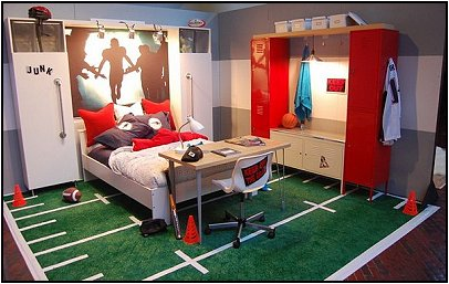 Teen Boys Sports Theme Bedrooms Design Inspiration of Interior,room 