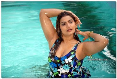 Indian Girls in Water Photos Showing Boobs