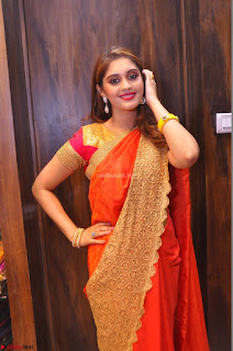 Surabhi looks stunning in Saree at Nakshatra Fashion Store Launch at Suchitra X Road 07.JPG