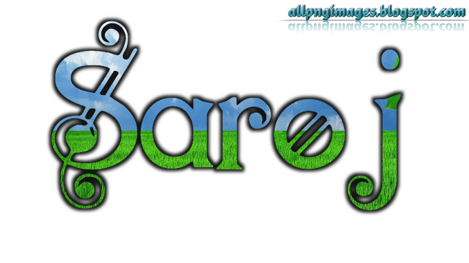 Saroj 3D name PNG image