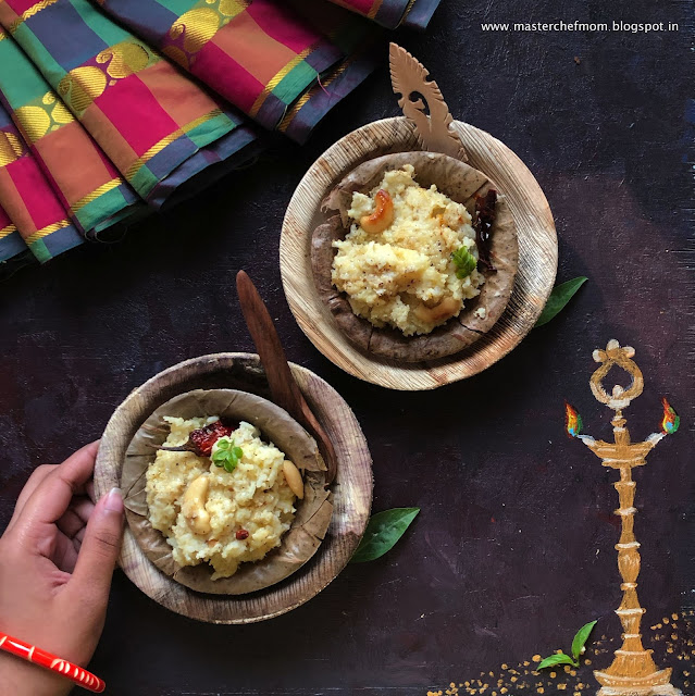 Thengai Pongal | Coconut Pongal