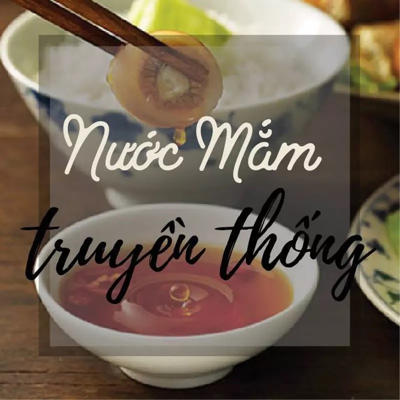 Nước mắm truyền thống cá cơm