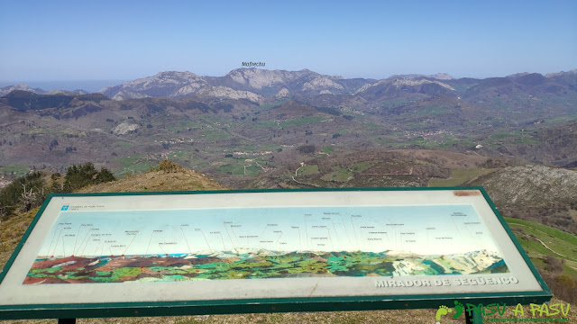Vista del Mofrechu desde el Mirador de Següencu