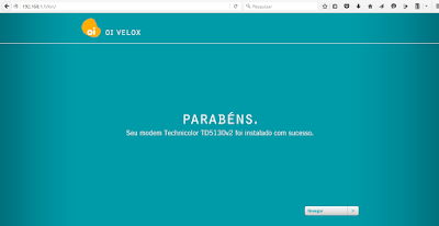 Como configurar modem Technicolor da Oi Velox