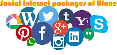 Ufone social internet packages 3g 4g