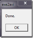 โปรแกรมฟรีแวรืแปลง์ exe เป็นวีดีโอ avi