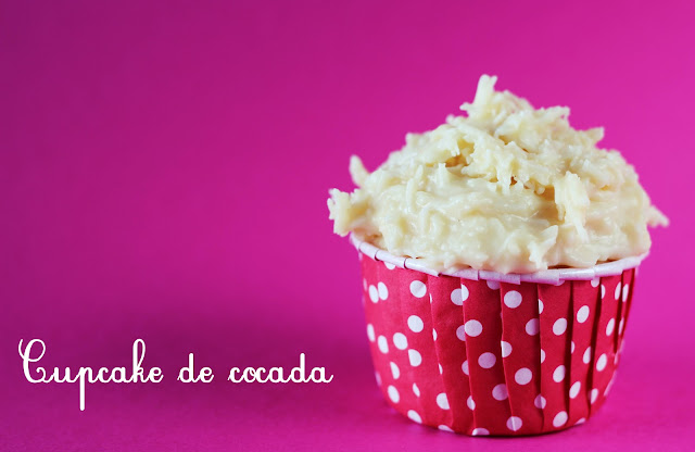 Cupcake de cocada, cupcake para festas juninas