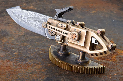 couteau steampunk