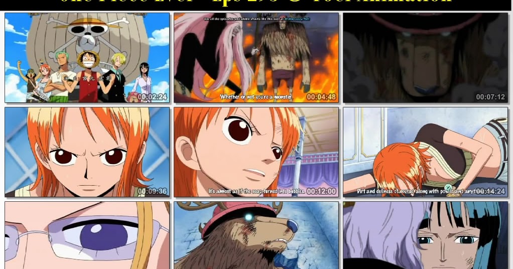 One Piece Ever Episode 293 Bubble User Kalifa Nami Draws Near To The Soap S Trap