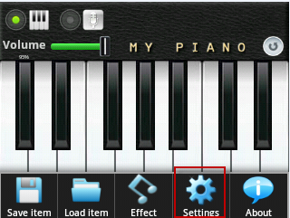 Cara setting Piano android