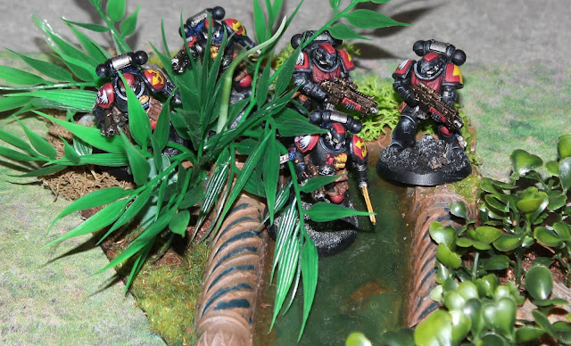 Warhammer 40k battle report - Vigilus Defiant - Crucible of War - Storm the Lines: Tyranids vs Space Marine Primaris Salamanders - 1500 points