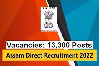 Assam Direct Recruitment Commission Class IV Vacancy 2022