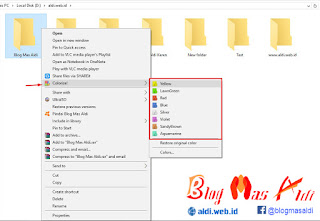 Membuat Folder PC/Laptop Menjadi Warna Warni
