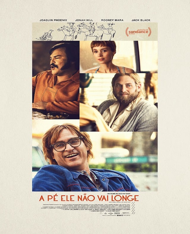 A PÉ ELE NÃO VAI LONGE | Filme com Joaquin Phoenix ganha trailer, cartaz e data de estreia