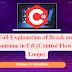 Full Explanation of Break and Continue in C# (Control Flow in Loops)