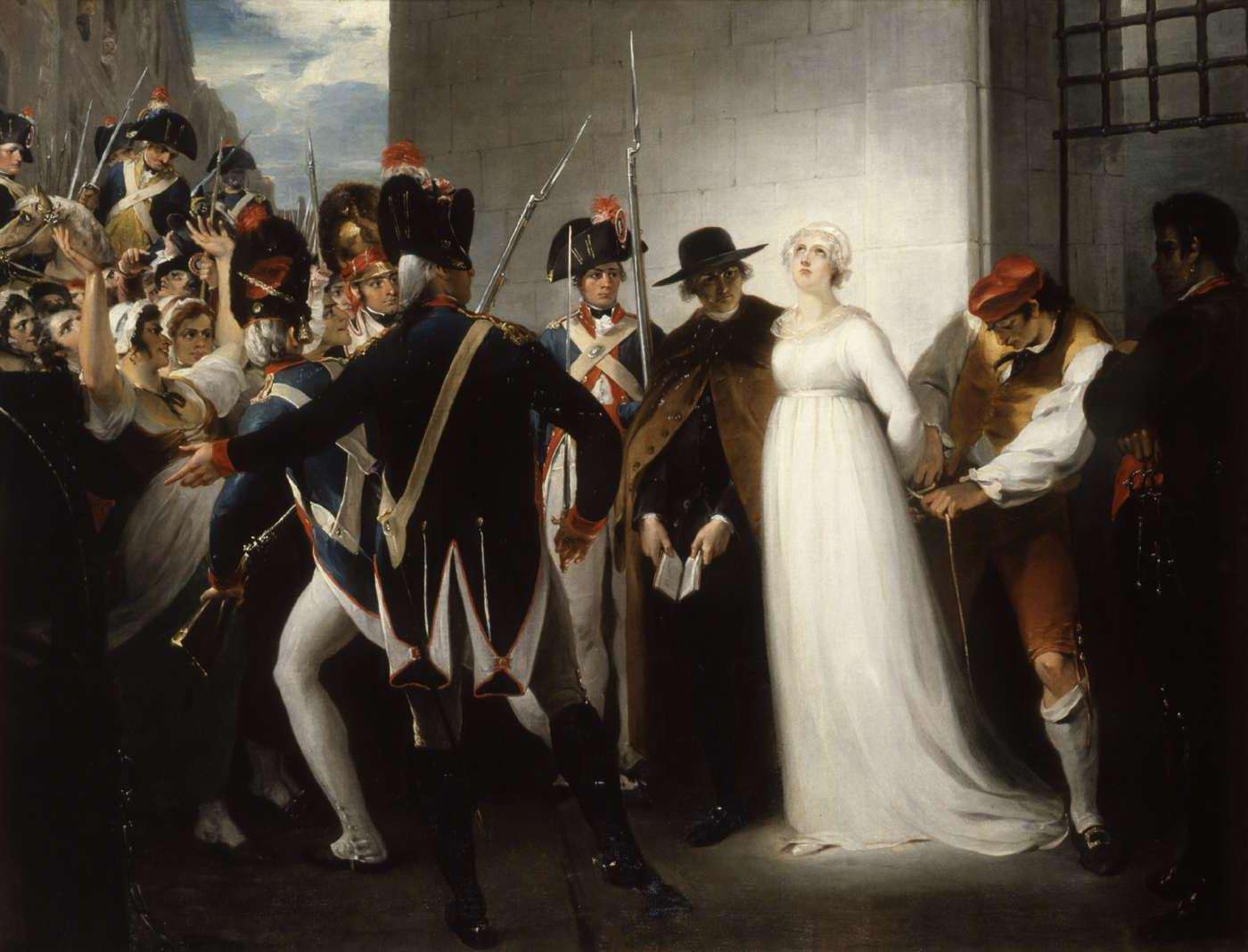 William Hamilton: Marie-Antoinette conduite à son exécution le 16 Octobre 1792