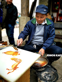 Sugar Painting & Life in Luocheng Ancient City in Leshan, Sichuan 罗城古镇糖画