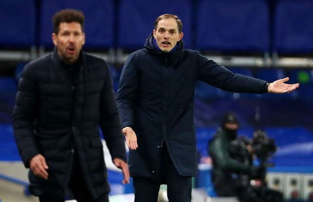 Thomas Tuchel barking orders as Chelsea dispatch Atletico Madrid in the Champions League